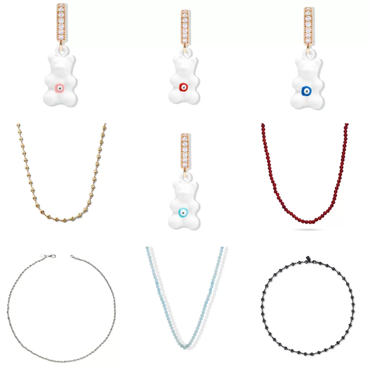 轻奢秋冬新款项链吊坠气质高级感女颈链跨境彩ins百搭个性 锁骨链