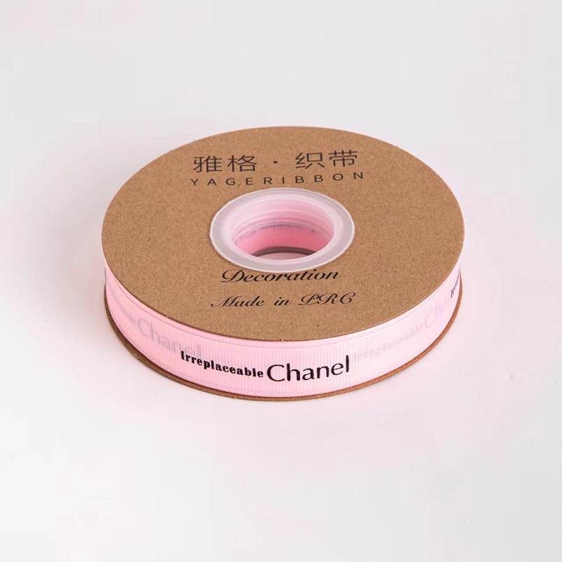 Xiaoxiangfeng 2.0cm cinta roscada en inglés 35 yardas flor regalo decoración con ramo cinta de embalaje pastel