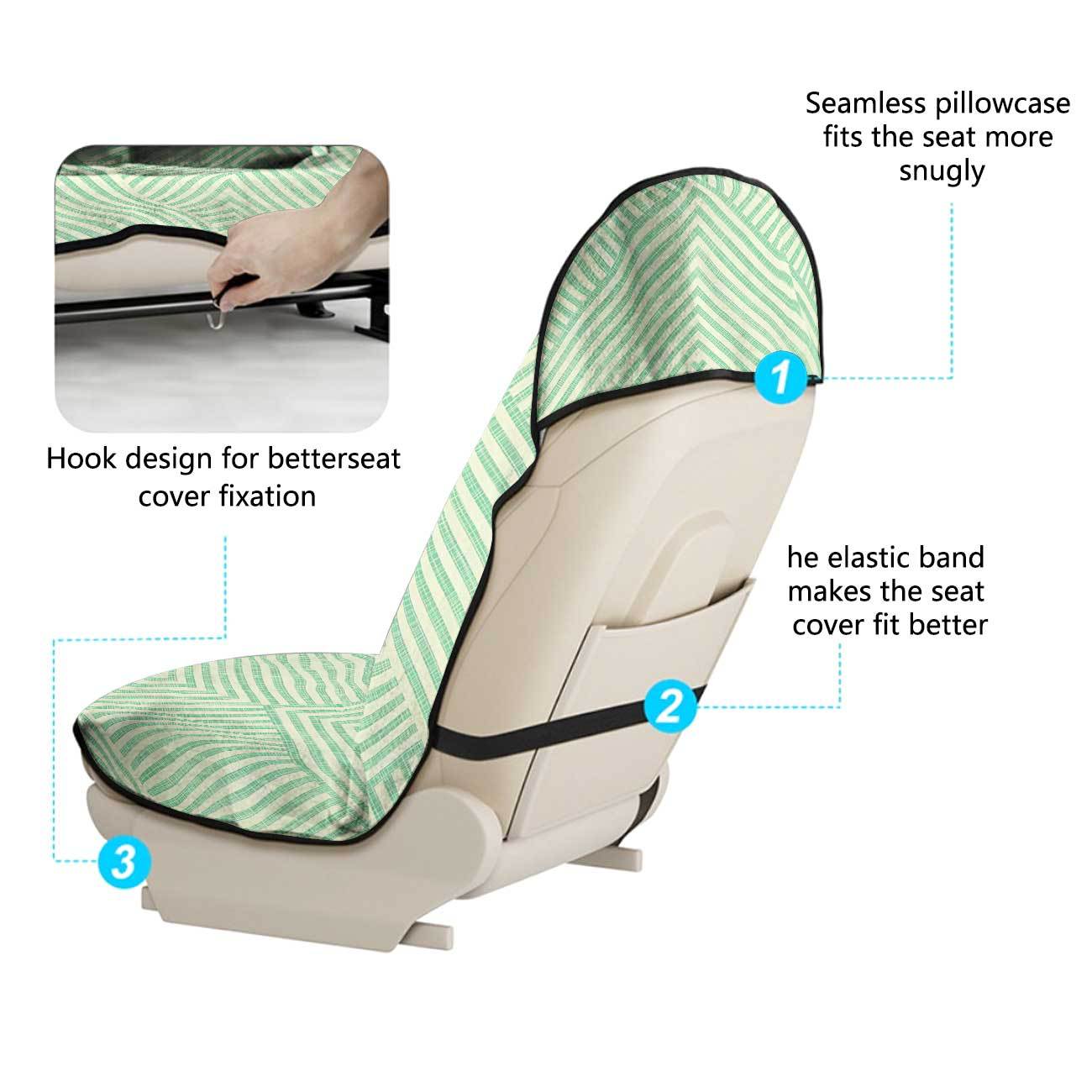 Car seat towel cover for front seats, suitable for gym and exercise, universal for all seasons, car use 171