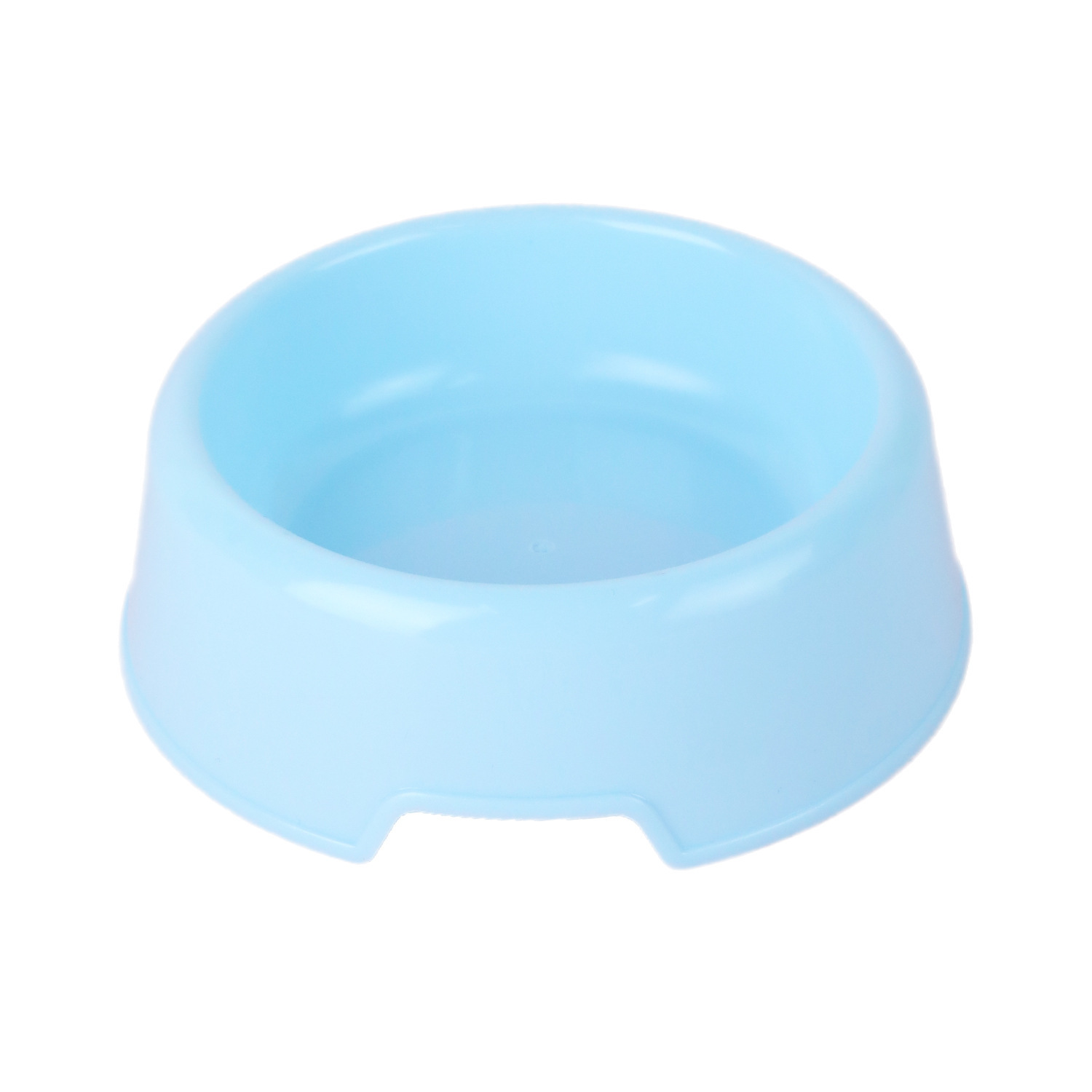 Portátil ligero alto pie plástico solo tazón al por mayor anti-knock Pet Bowl PET vajilla gato tazón de agua perro tazón