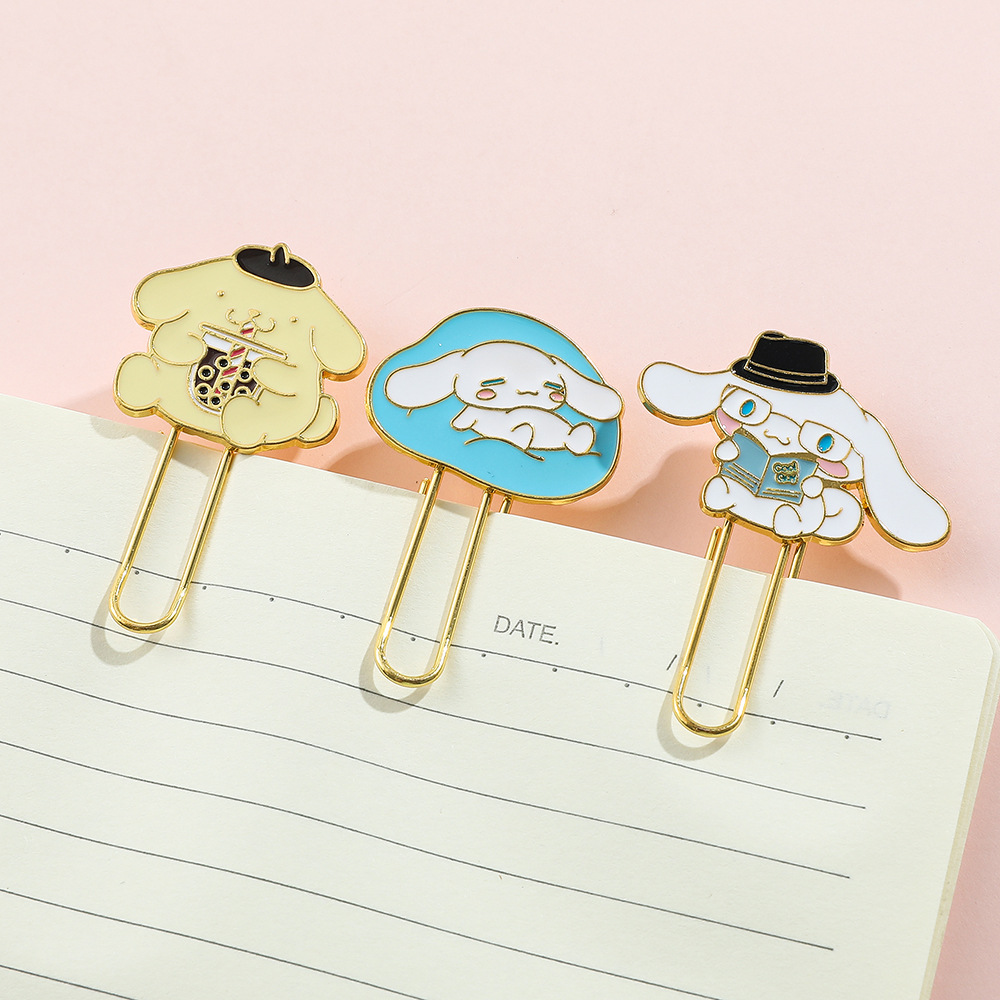 Nuevo creativo Sanliou encantador dibujos animados Yue Gui perro Pachia perro clips de papel de libro decoración clips marcadores