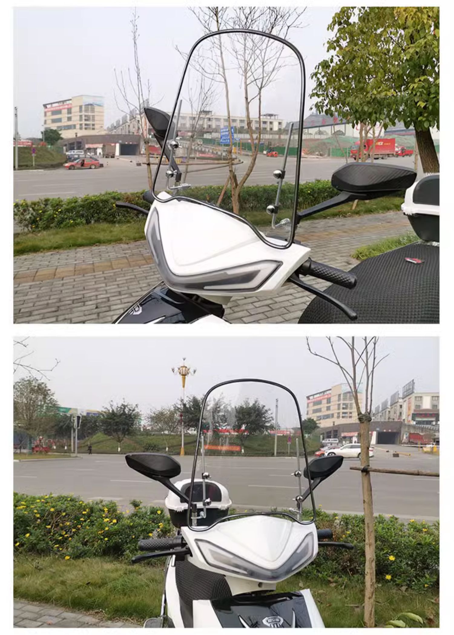 Electric Bicycle Windshield, Motorcycle Windshield, Tricycle Windshield