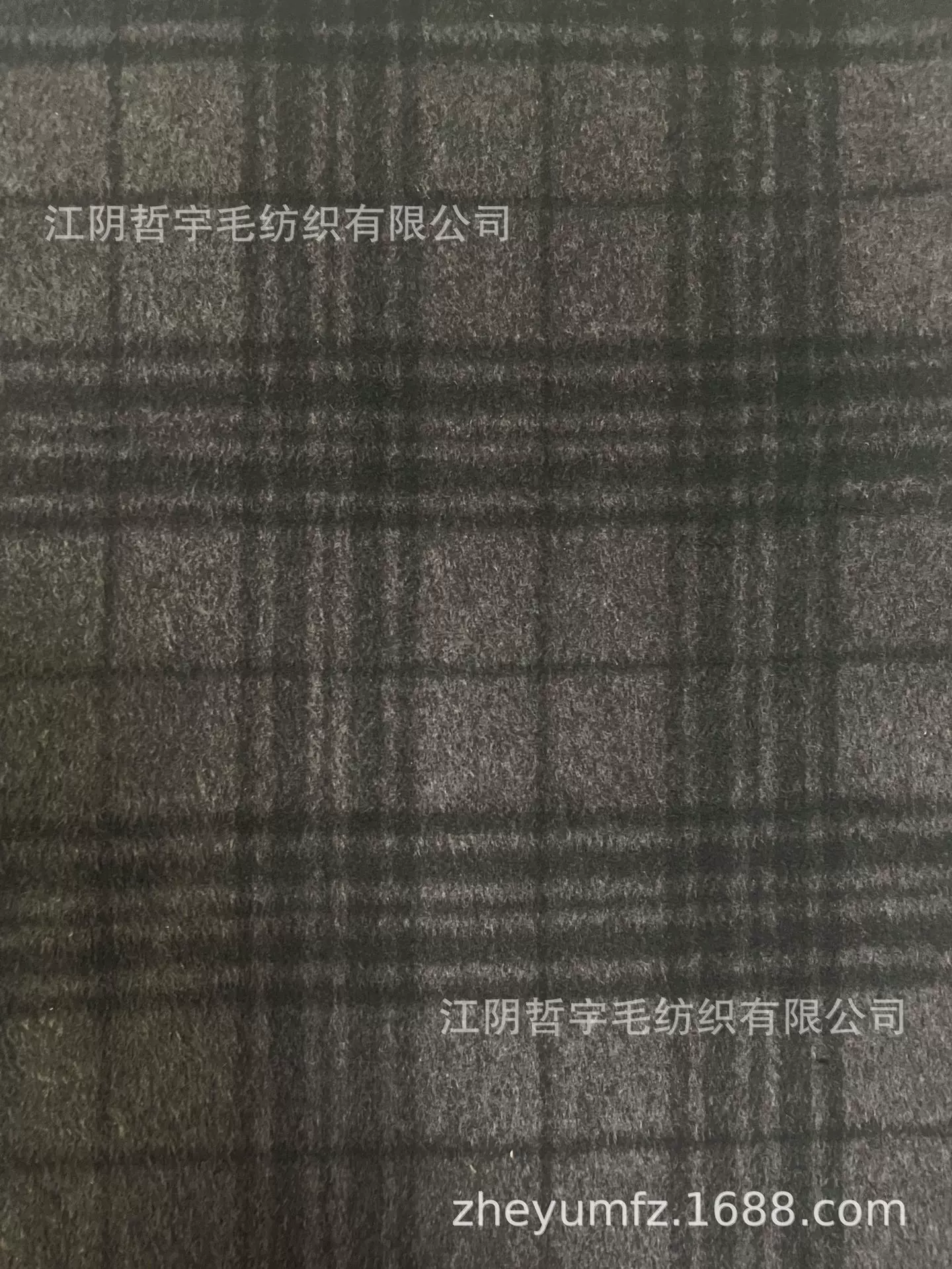 现代顺毛格子呢时装格子服装布料厂家现货S18640