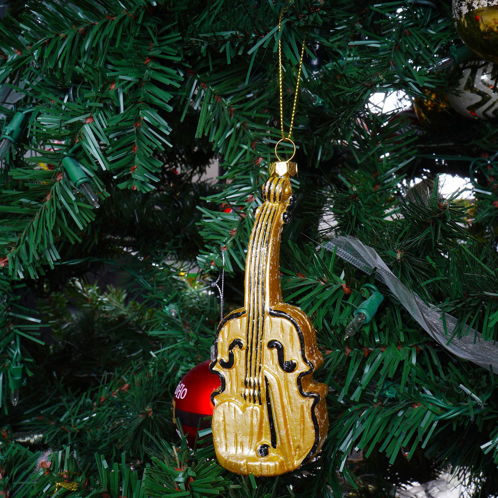 Cruz-frontera colgante de Navidad Decoraciones de Navidad de plástico bola adornos regalos de los niños 6 pack al por mayor