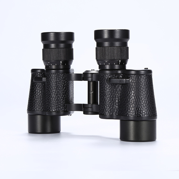 高防水望远镜硫化皮牛皮盒带分化板小巧6X24观戏镜10x24双目调焦
