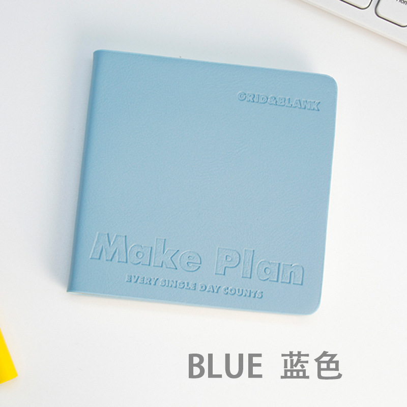国境を越えたAmazonベストセラーのスクエアソフトレザーラインノート、小さなノート、ポケットポータブルノート、PUレザーノート|undefined