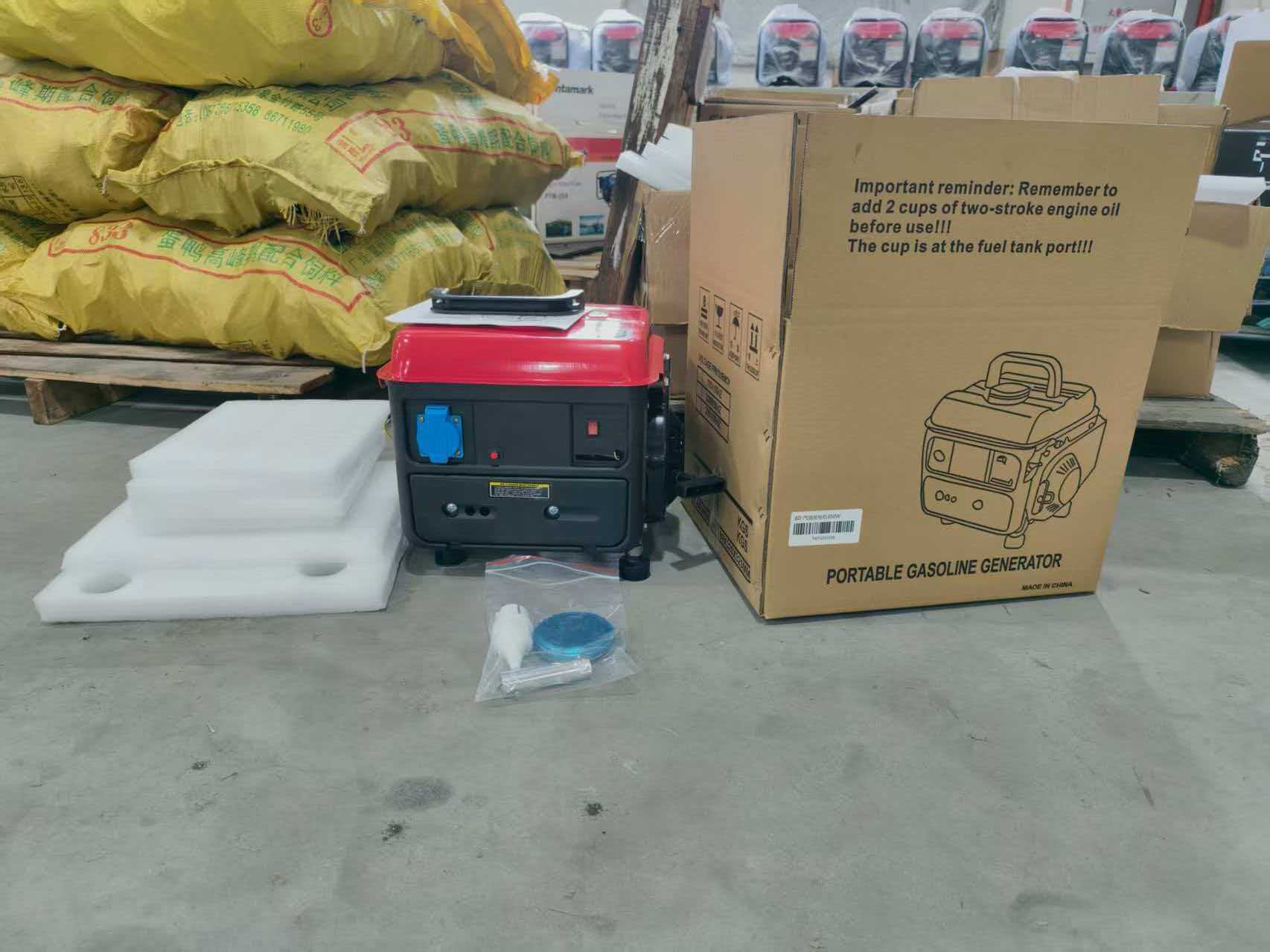 Cross-Border Gasoline Generator Wholesale Portable Power Supply Two-Stroke Portable Single-Phase Outdoor Gasoline Generator