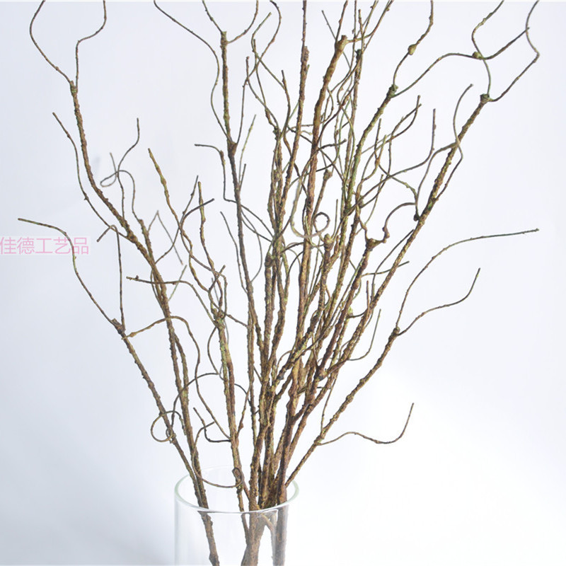 仿真枯藤假藤条装饰杆花藤塑料蔓藤仿真植物树藤干藤枯花藤3头枯