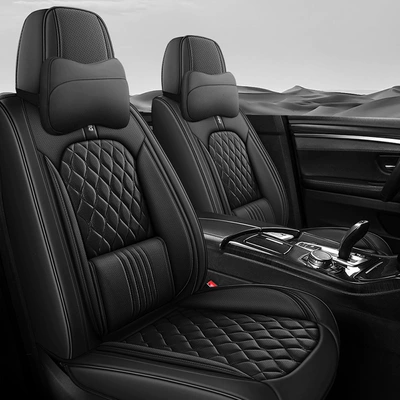 Four Seasons Pad: Leather Fixed Lumbar Support Car