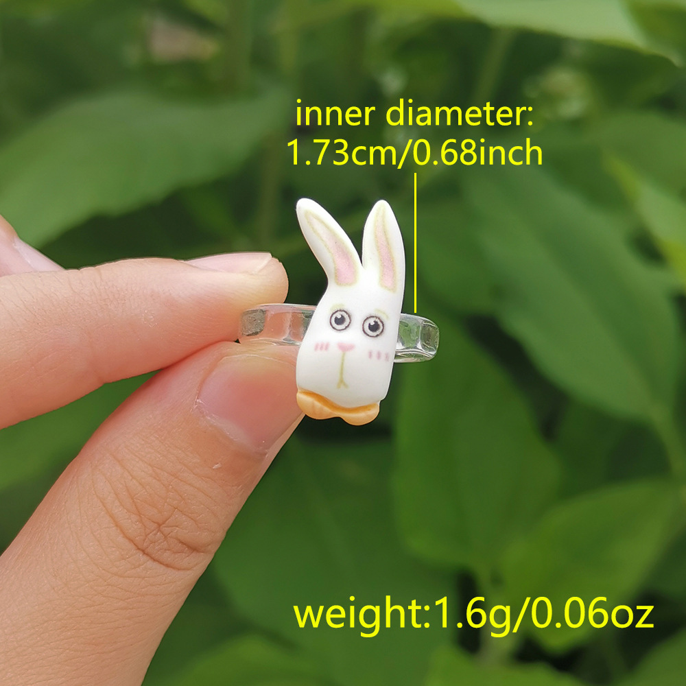 Wholesale Jewelry Cartoon Frog Animal Ring Nihaojewelry display picture 13