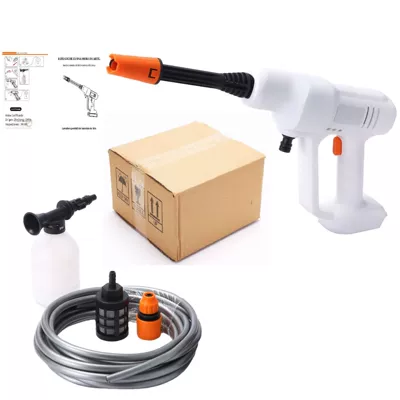 Cross-Border Wireless Car Washer High-Pressure Car Wash Water Gun for Car and Home Use Powerful Car Wash Tool Special for Car Washing (High pressure car wash water gun) - carton-bare-metal-no-battery-and-charger