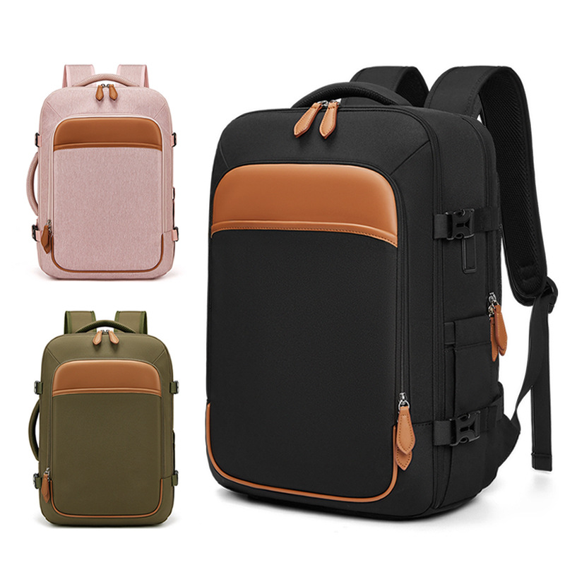 Men's Casual Large-Capacity Water-Repellent Multi-Functional Computer Bag for Work Travel, Business Trips, Outdoor Luggage Backpack