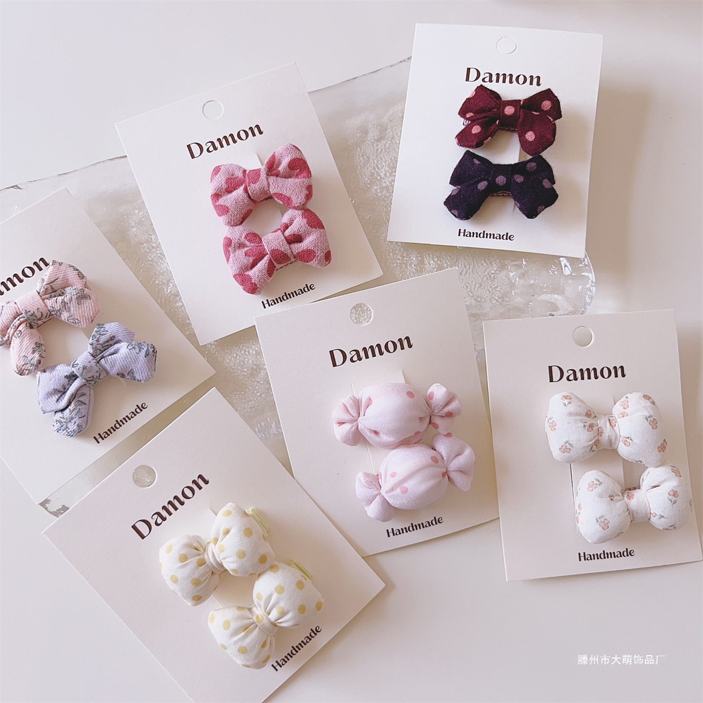 Children's Accessories Autumn and Winter New All-Inclusive Cloth Hairpin Infant Baby Fabric Cloud-Like Hairpin Hairpin Flat Clip