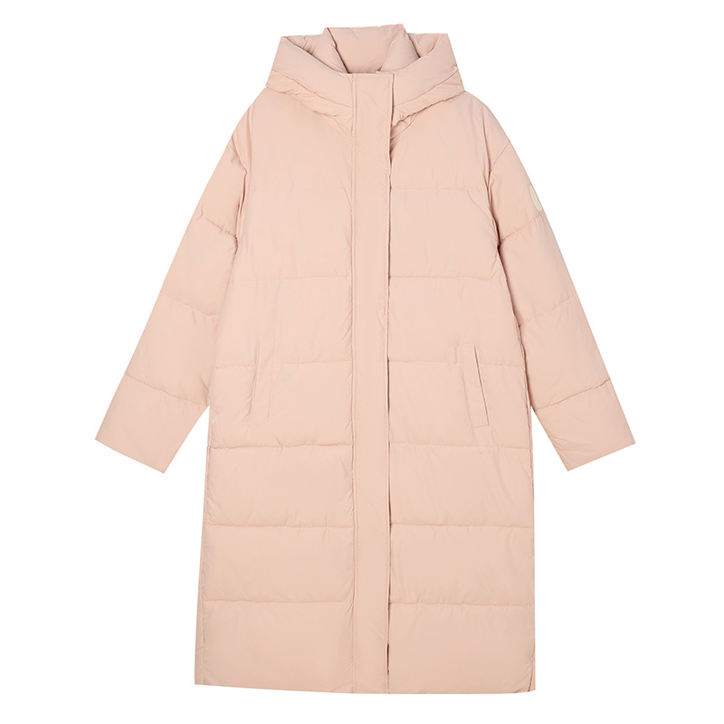 Inglés invierno ropa de algodón plumón mujer suelta rodilla larga invierno nueva chaqueta de algodón de mujer abrigo cálido image 5