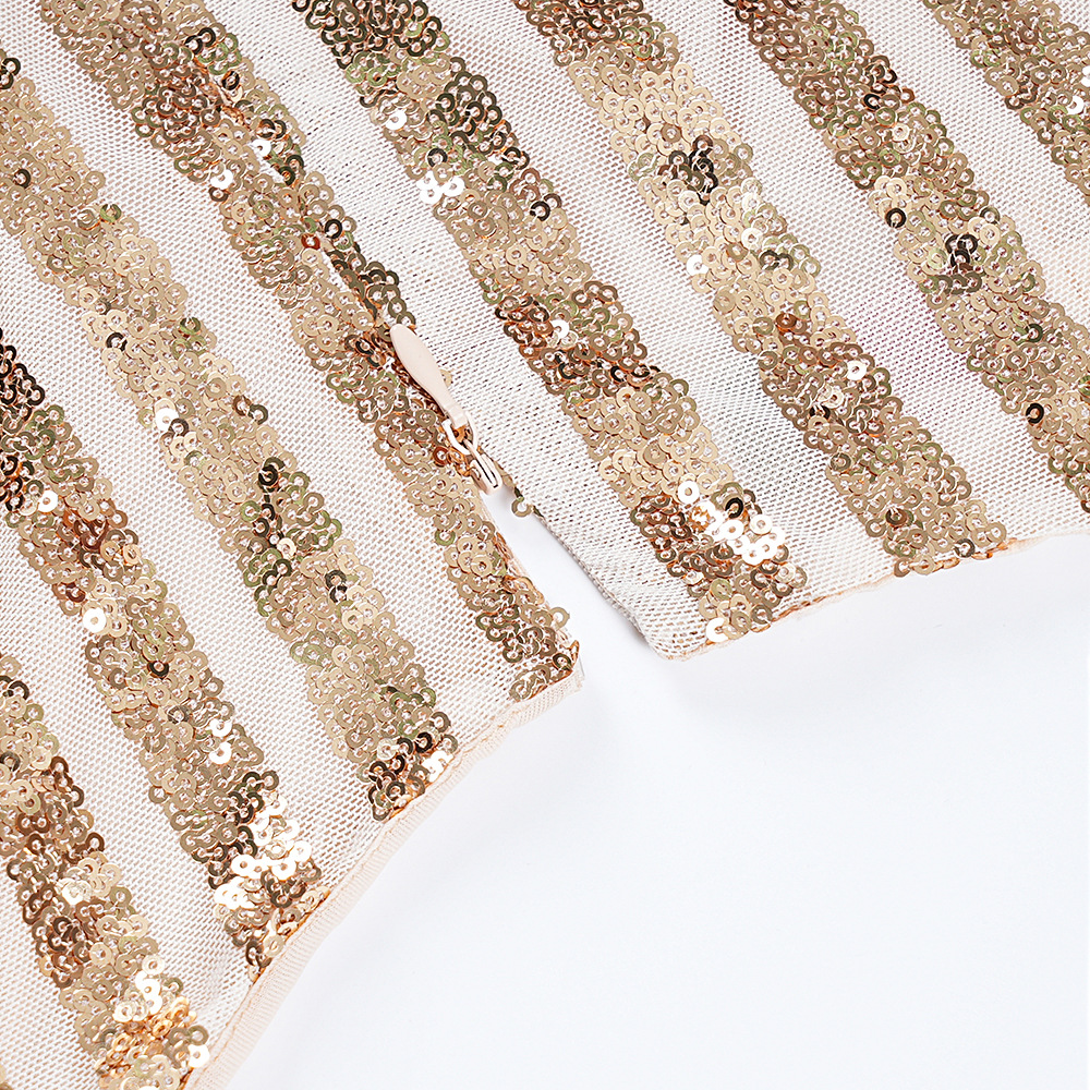 Elegant Women's Evening Dress With Sequins For Banquet Occasions_voghion.com