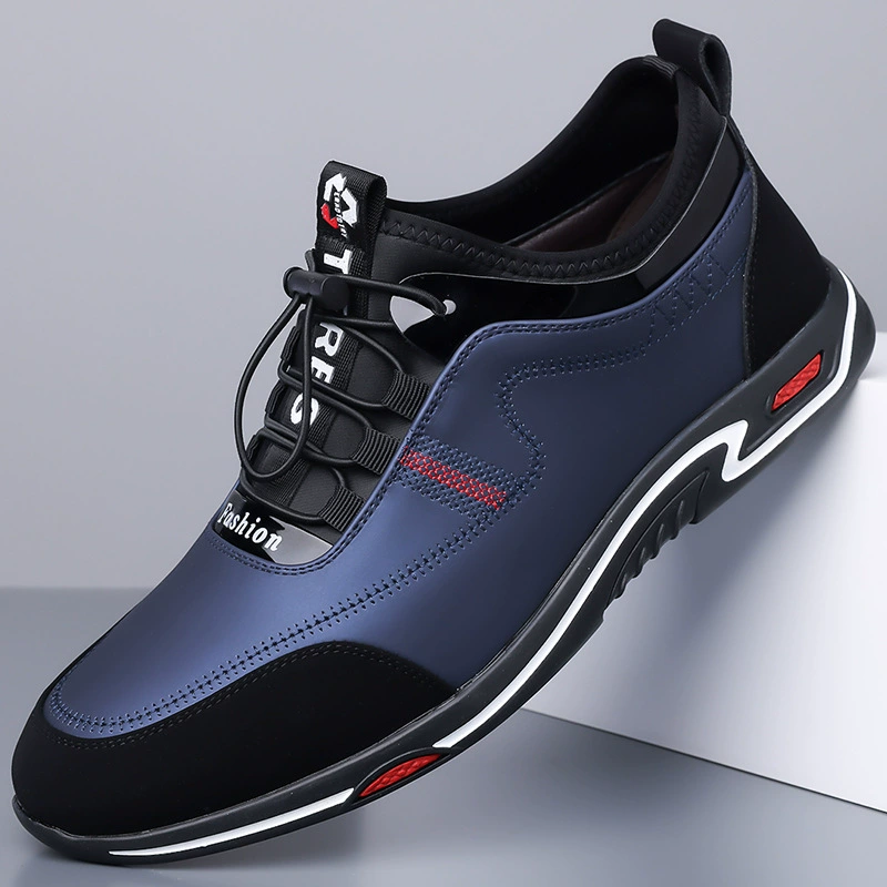 2024 осенние новые мужские повседневные кожаные туфли мужские ленивые ножки одиночные туфли молодежные модные туфли 5527