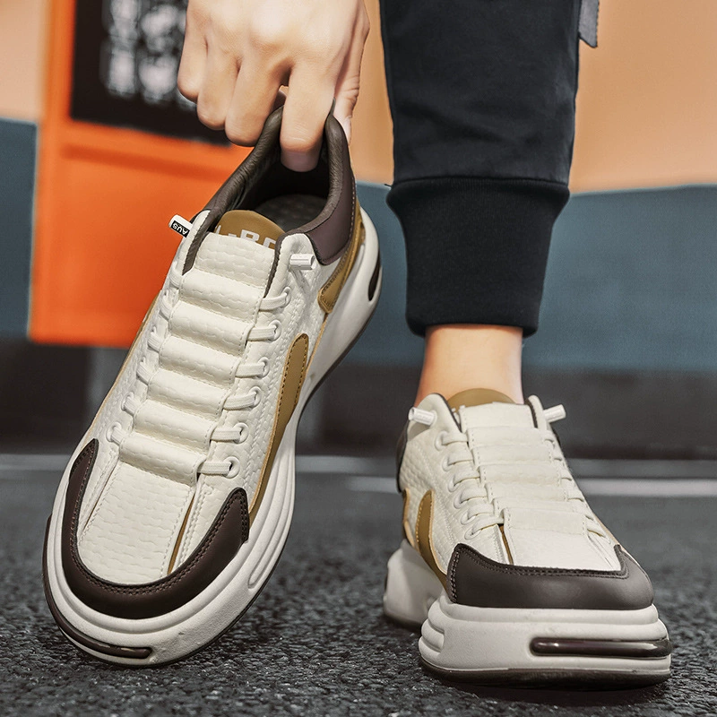 Footwear, sports non-slip sneakers, high shoes, autumn, for teenagers, for running, soft sole