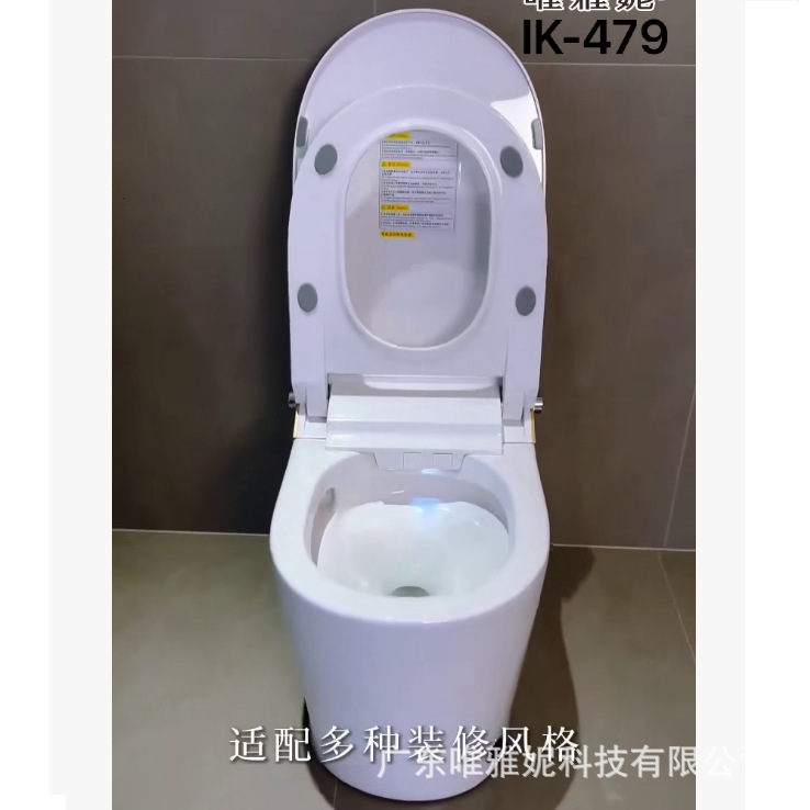 Weiyanie nuevo inodoro inteligente ligero IK - 479 hogar totalmente automático asiento de inodoro calefacción automática