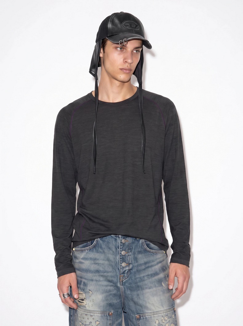 Inflation Color-Block 100g Long-Sleeve Tee