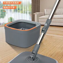 净污分离家用免手洗拖把懒人旋转平板拖把干湿两用污水分离拖布桶