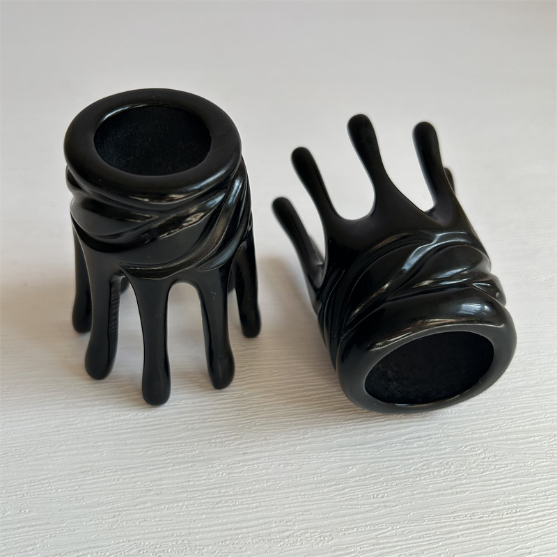 Natural Horn Scalp Massage Comb Short Fine Wide Teeth Head Therapy Grooming Comb key features