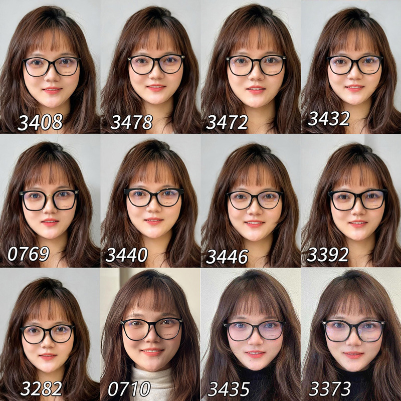 A large collection of Chanel-style eyeglass frames, plain acetate frames, suitable for prescription lenses, available for direct shipment from the factory A large collection of Chanel-style eyeglass frames, plain acetate frames, suitable for prescription lenses, available for direct shipment from the factory