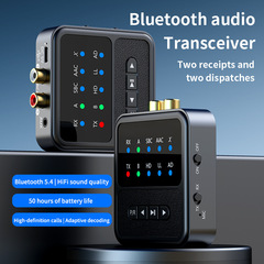 国境を越えた 1 対 2 ロスレス音質 aptx Bluetooth トランスミッター カーオーディオ Bluetooth オーディオ レシーバー aux