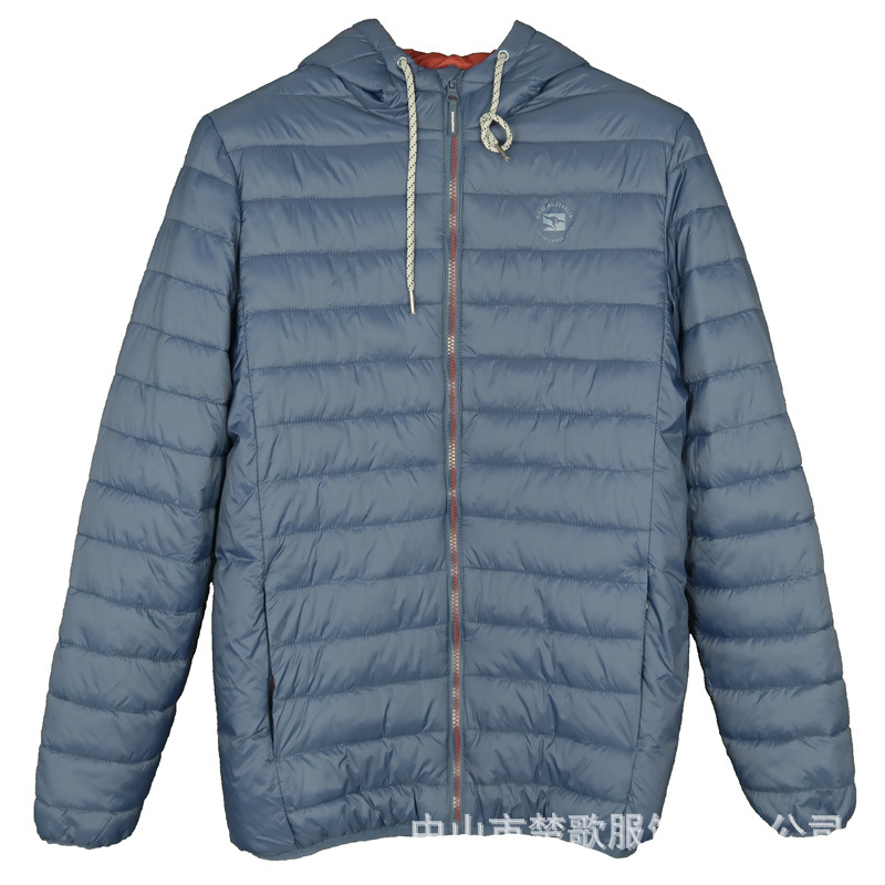 Custom-Made European and American Export Lightweight Hooded Cotton Jacket for Men, Sports Casual Outerwear, Men's Cotton Jacket, Carhartt Jacket