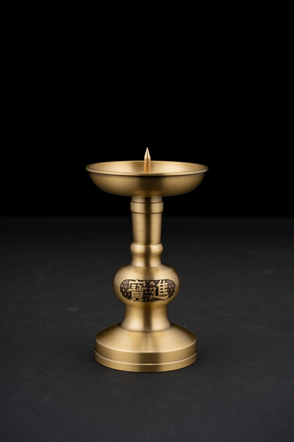 中式供奉黄铜莲花烛台蜡烛底座家用供灯佛具用品酥油灯座长明灯-阿里巴巴