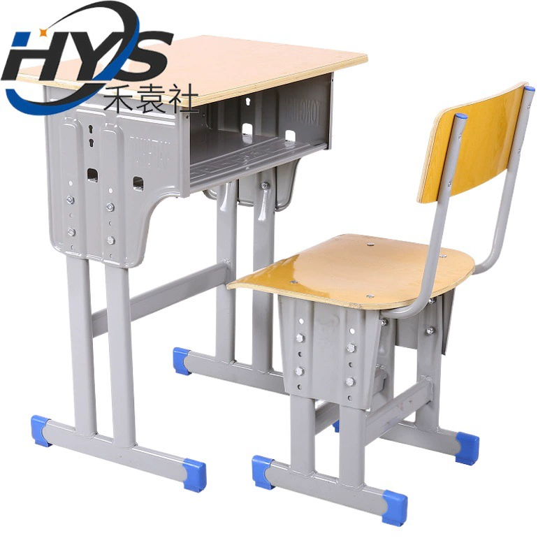 Парты и стулья прямые поставки с фабрики Школьные одинарные двойные студенческие консультационные учреждения могут поднимать учебный стол учебный класс оптом
