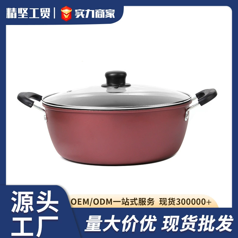 Прямые поставки с фабрики Алмазный суповой горшок Бытовая кухонная утварь индукционная плита газовая плита общие Оптовые Железный суповой горшок