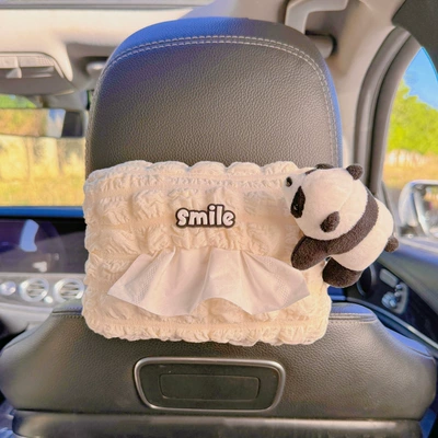 Car tissue box/set | Bag 2025 New Style - papa-panda-puff-tissue-box