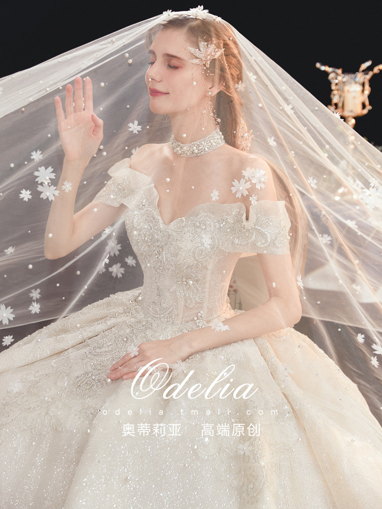 Odelia2025 new "Magic" palace style summer luxury wedding dress…