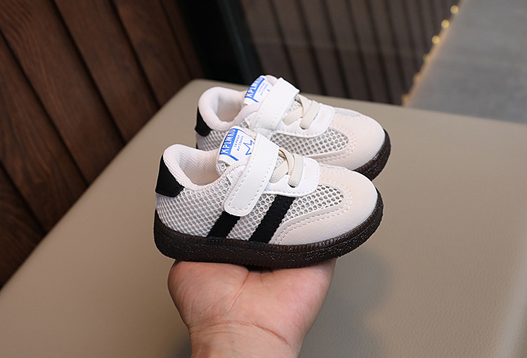 Atmungsaktive Kindersneaker Mit Klettverschluss Und Meshsohle_voghion.com