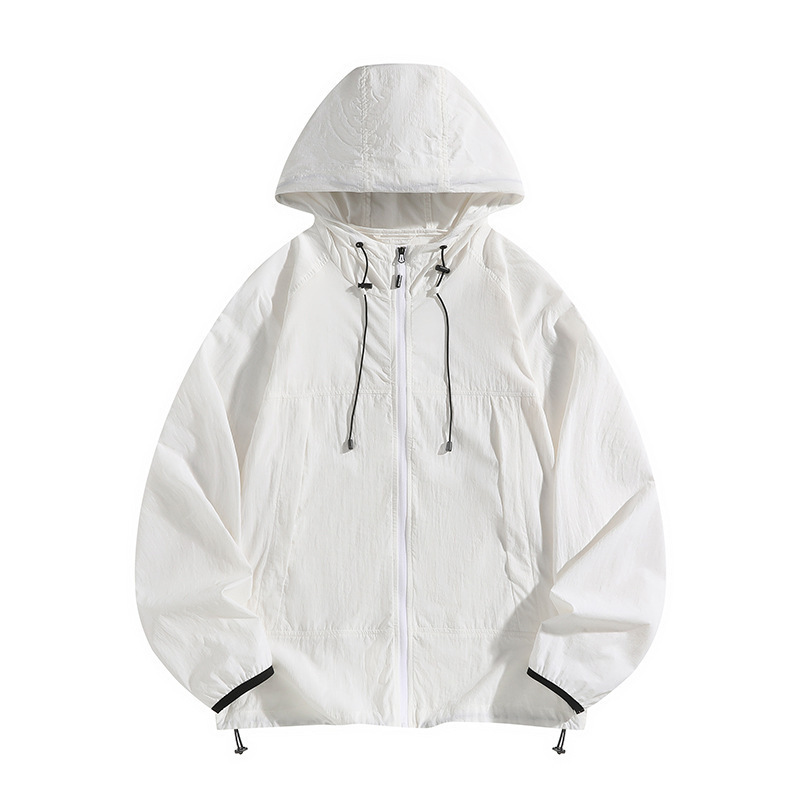 upf50 + chaqueta encapuchada anti-UV 2024 nueva ropa de protección solar para hombres pareja al aire libre MD9107