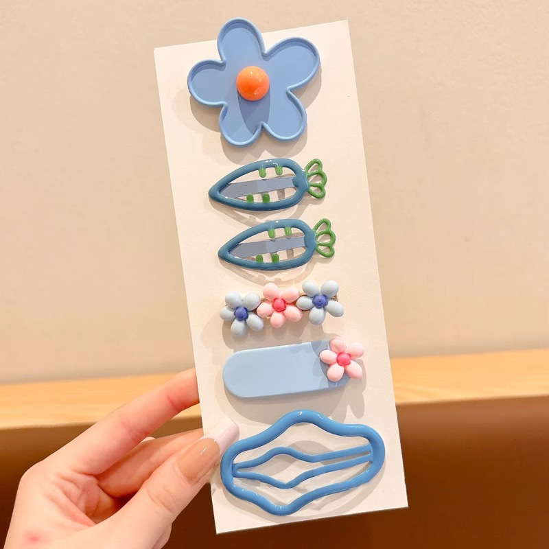 Color para niños lindo pequeño bb clip niña flequillo clip de cabello roto horquilla para bebé tocado de niña estrella horquilla