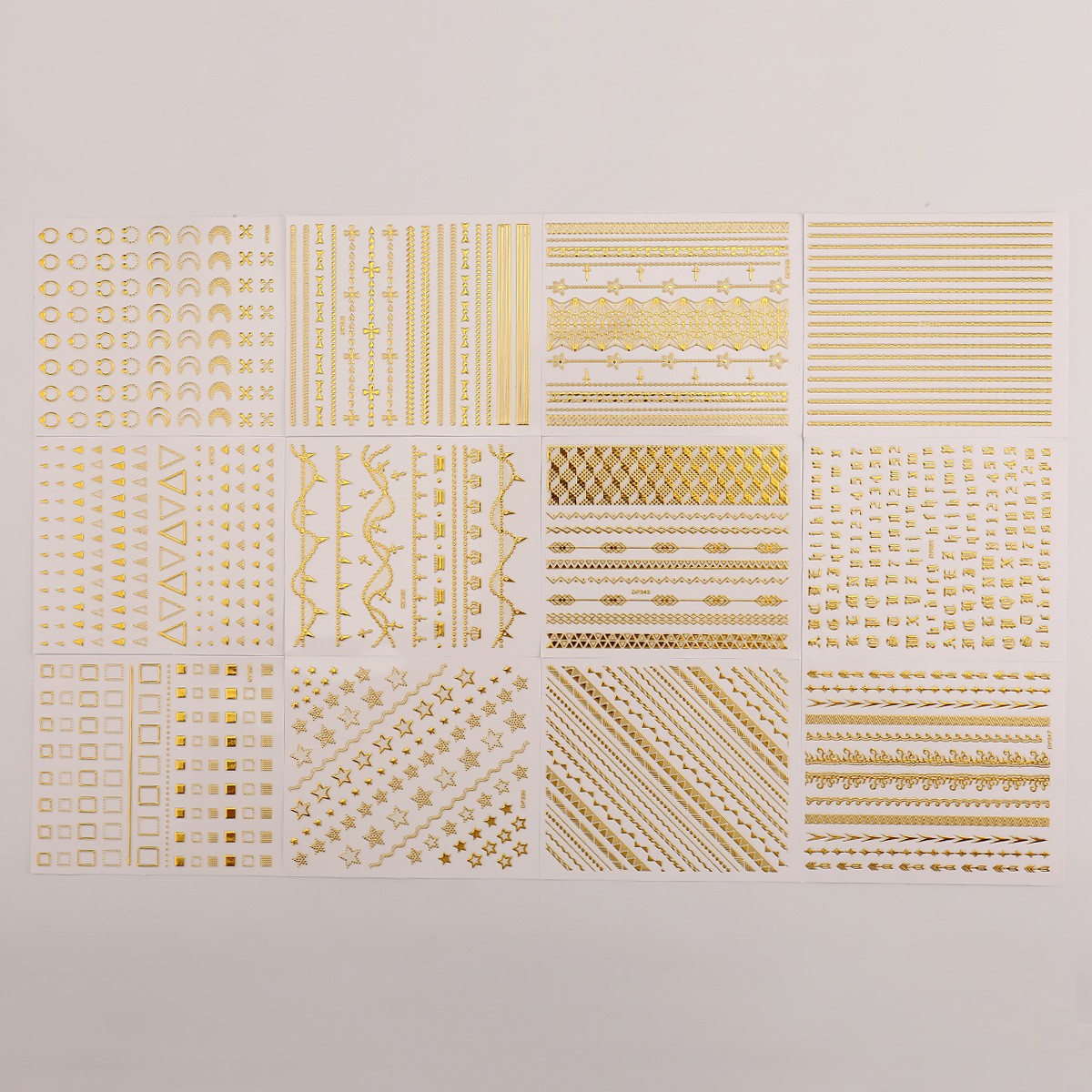 G20 네일아트 스티커 1세트(대형 12매)