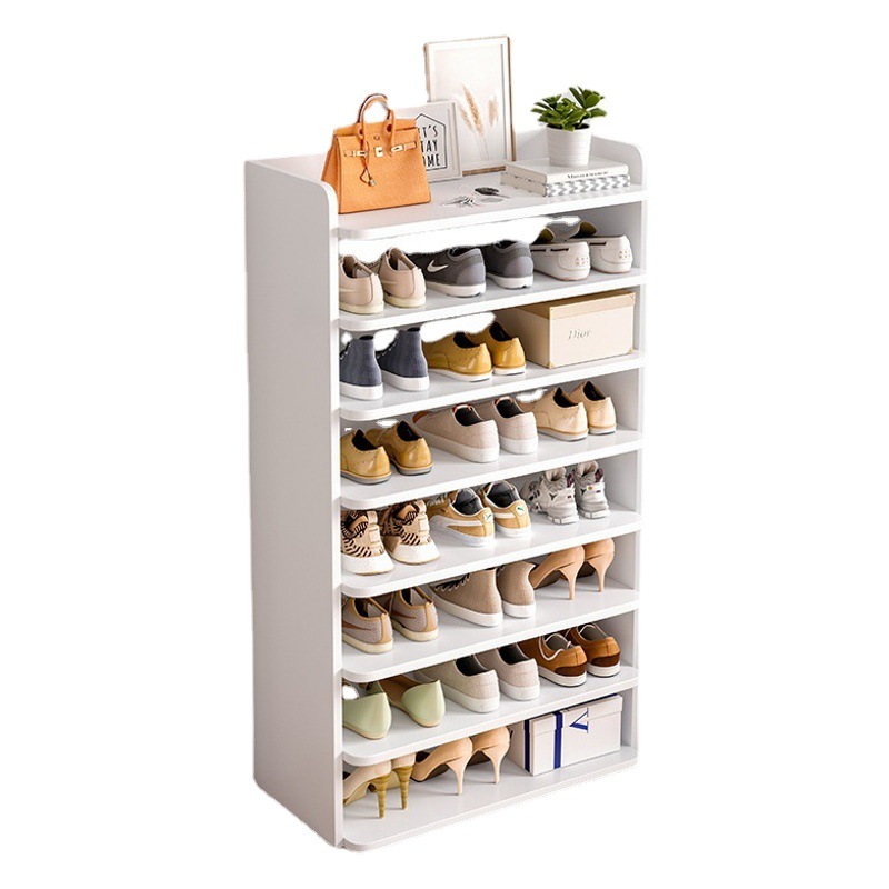 Internet celebridad zapato estante hueco puerta pequeña estrecha capas simple hogar almacenamiento artefacto ahorro de espacio casa alquiler gabinete de zapatos