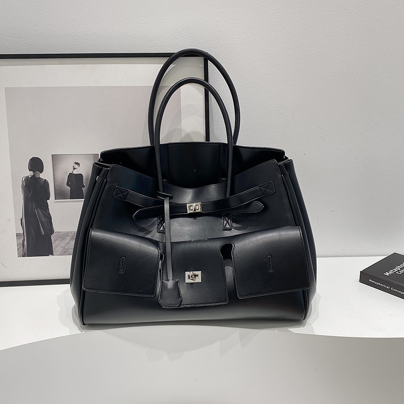 NicheZhong2025 bolso de locomotora retro bolso de mujer de verano gran capacidad de moda casual bolso de hombro de múltiples bolsos debajo de la axila image 5