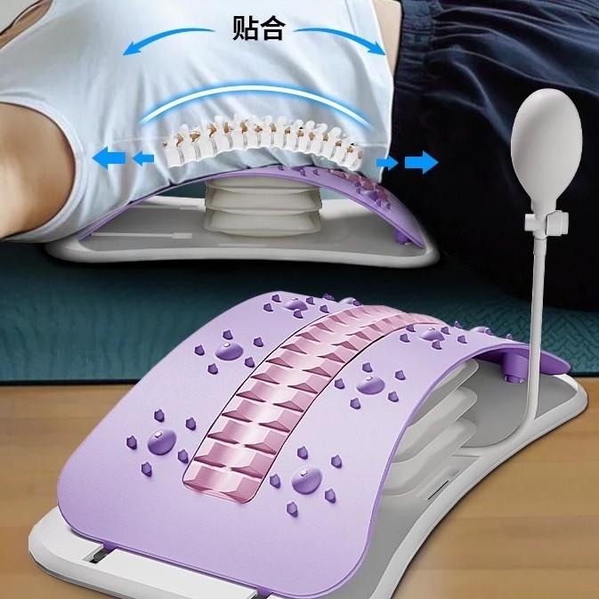 腰椎緩和器腰の牽引牽引背中マッサージ器神器材脊柱矯正トレーニング|undefined