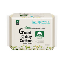 【中国总代理】恩芝天然纯棉日用卫生巾24cm8P韩国进口 批发