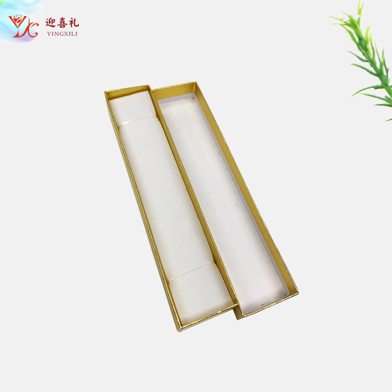 Caja de joyería colgante de papel rectangular de alto nivel sensación de cielo cubierta caja de regalo de cumpleaños caja de almacenamiento de exhibición