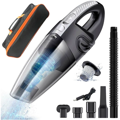 Tozsoranlar and Dry Handheld High-power Vacuum - matte-spray-paint-black-silver-usb-plus-package-plus-filter