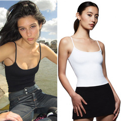 tank經典百搭基礎款上衣跑步健身休閒背心內搭打底衫女小吊帶
