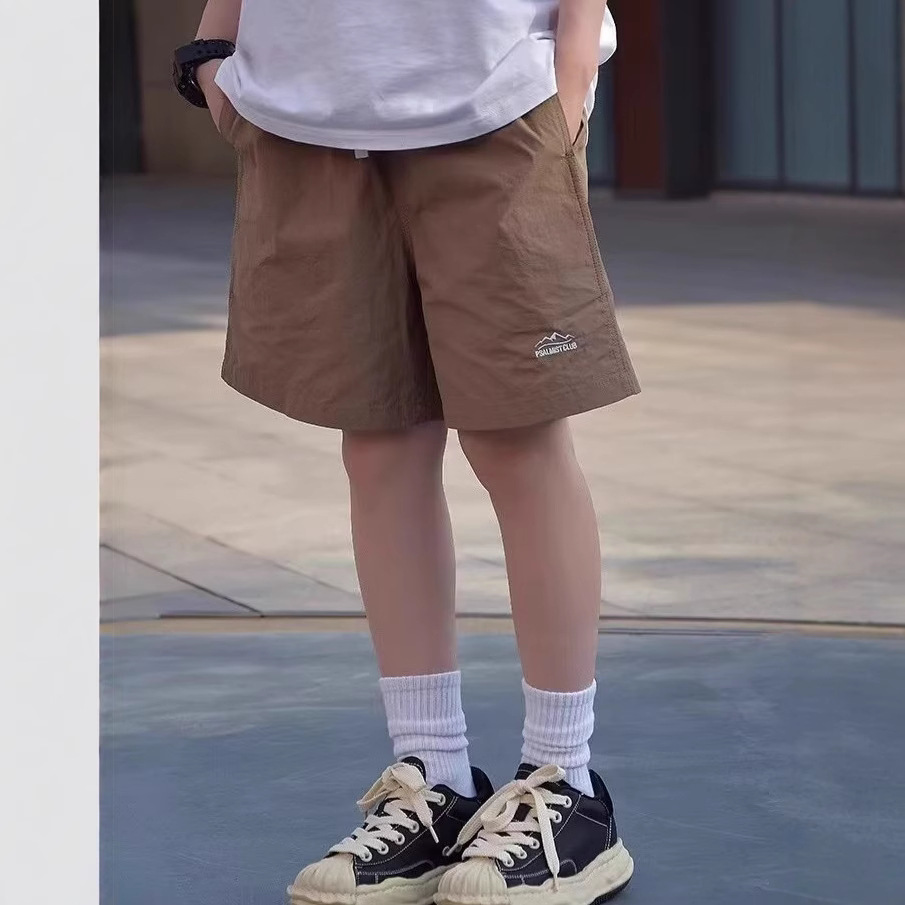 Summer Japanese travel solid color quick dry trousers