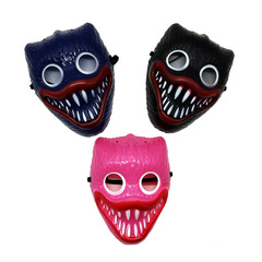 Poppy Mask New Poppyplaytime Cross-border Hot Sale Halloween Cos Injection Black Sausage Mouth Mask 