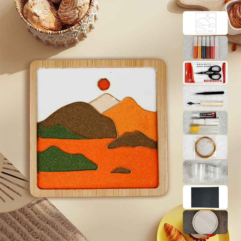 Materiales tradicionales hechos a mano Jintao Landiy pintura de esmalte novatos tazas esteras estudiantes activos cultura cultural inmaterial