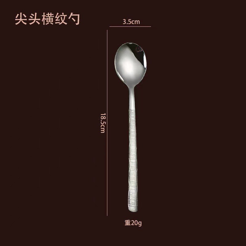 韓国式スプーン304ステンレススプーンを厚くかき混ぜます。|undefined