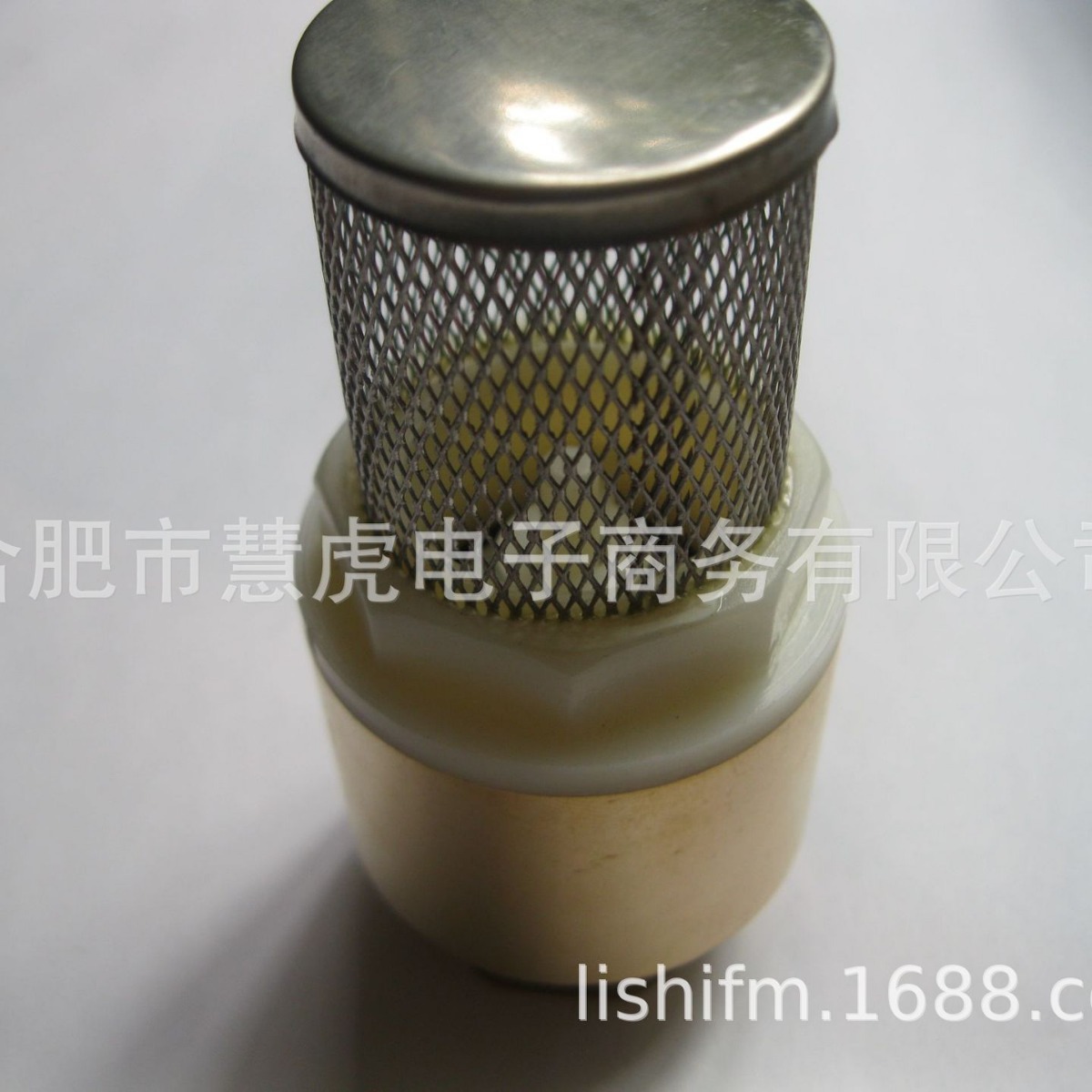 黄铜底阀止回阀弹簧带网单向阀逆止阀水泵进水过滤底阀4分6分1寸2