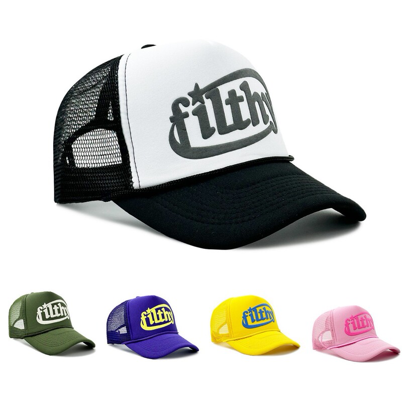 Amazon spring and summer new simple letter baseball cap high quality hat men's and women's sunshade mesh breathable truck hat